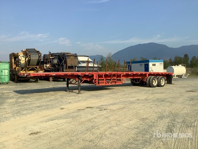 1996 Trailmobile F7AT-5UAA 53 ft T/A Flatbed Trailer