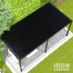 Chery Industrial Louvered Pergola Aluminum Adjustable Roo (Unused)