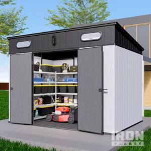 Chery Industrial Douxbebe Plastic Storage Shed 10x7FT Box Storage Building (Unused)