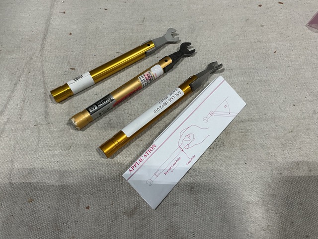 (7) Keysight 8710-1765 Torque Wrenches