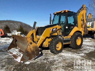 Cat 450F 4x4 を見 Backhoe Loader