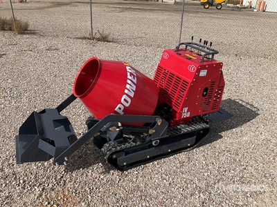 2025 Plus Power JV750 Mini Walk Behind Crawler Concrete Mixer (Unused)