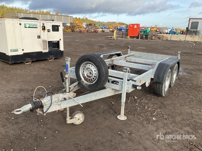 2015 Knott 02DCLXA2 3.2 m T/A Equipment Trailer