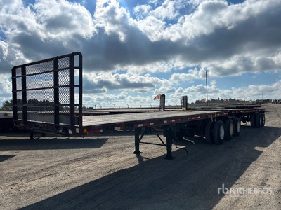 1994 Doepker 28 ft Tri/A Super B-Train Lead Flatbed Trailer