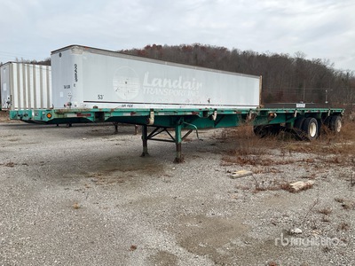 1992 Fontaine 48 ft T/A Spread Axle Flatbed Trailer