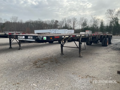1998 Wabash 48 ft T/A Spread Axle Flatbed Trailer