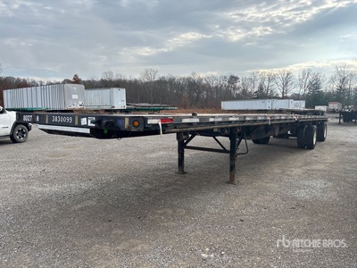 2002 Wabash 48 ft T/A Spread Axle Flatbed Trailer
