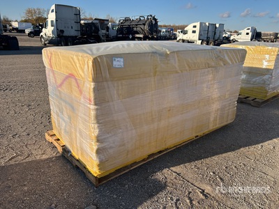 Quantity of (75) .5 in x 4 in x 8 ft Fiberglass Insulation (Unused)