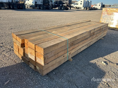Quantity of (25) 4 in x 8 in x 12 ft Southern Yellow Pine Lumber