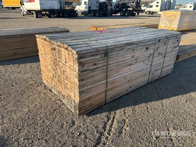 Quantity of (294) 2 in x 4 in x 92 5/8 in Southern Pine Fur Lumber