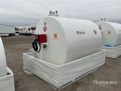 2025 AM Tank 2300N 2376 gal Skid Mounted Steel Diesel Fuel Tank (Unused)