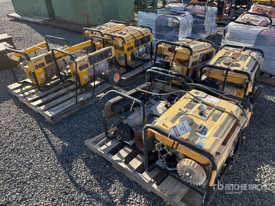 Quantity of (4) Pallets of DeWalt and Generac Portable Generator Set (Inoperable)