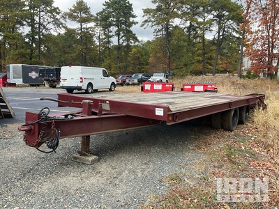 1992 Trail King 24 ft T/A Equipment Trailer