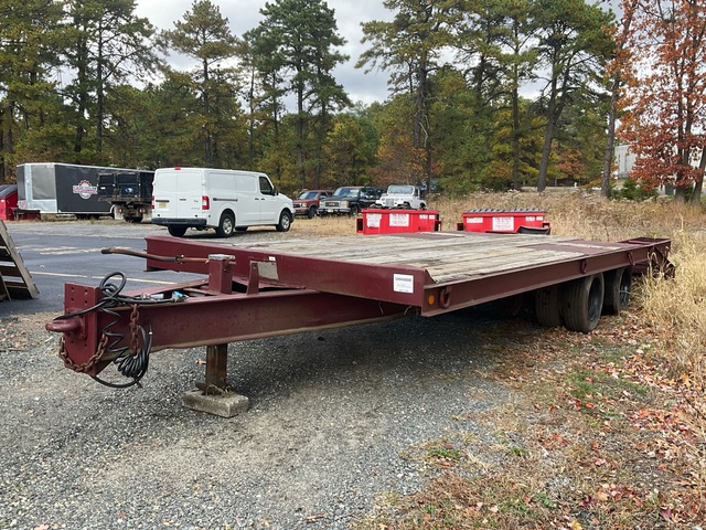 1992 Trail King 24 ft T/A Equipment Trailer 1992 Trail King 24 ft T/A Equipment Trailer
