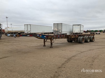 2008 Pratt 30 ft Tri/A Gooseneck Container Trailer