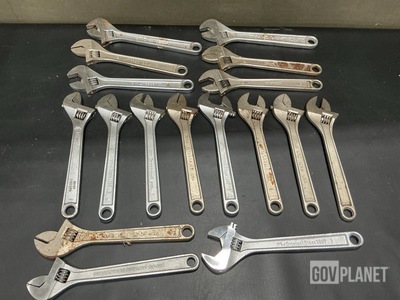 (17) Adjustable Wrenches