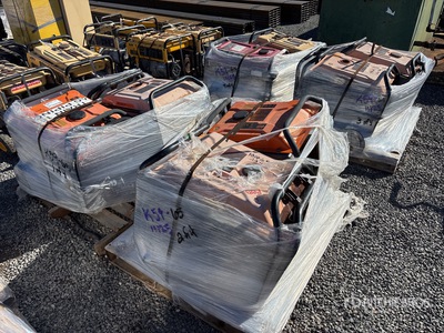 Quantity of (4) Pallets of DeWalt and Generac Portable Generator Set (Inoperable)