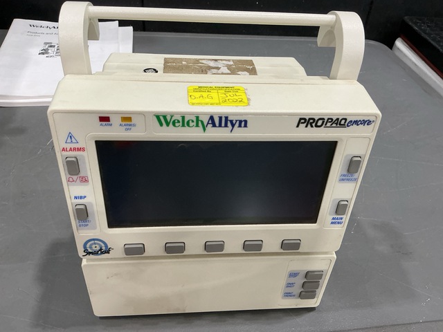 (2) Welch Allyn ProPaq Encore Vital Signs Monitors
