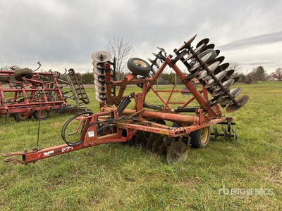 White 271 21 ft drawbar Tandem Talerzówka