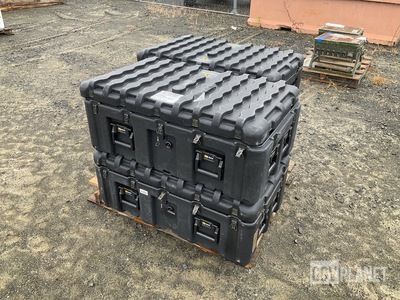 (4) Pelican-Hardigg Storage Cases