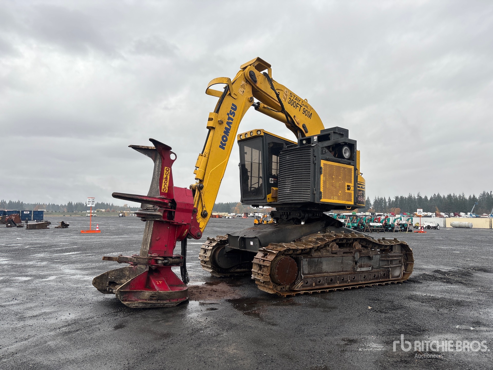 2018 Komatsu XT460L-3 Abatteuse-empileuse à Chenilles