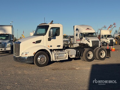 2017 Peterbilt 579 6x4 T/A Day Cab Truck Tractor