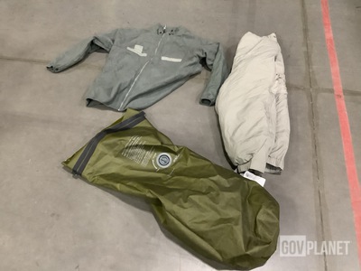 (36) Clothing Bags, (12) Pairs of Extreme Cold Weather Trousers & Assorted Items