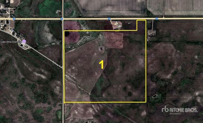 Lake Alma, SK NW 23-2-17-W2 131 +/- Acres on Title Pasture Land