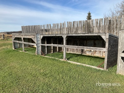 Quantity of (2) Custom Built Calf Livestock Shelter