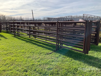 Quantity of (2) 30 ft Free Standing شبكات سلكية لإبقاء الحيوانات