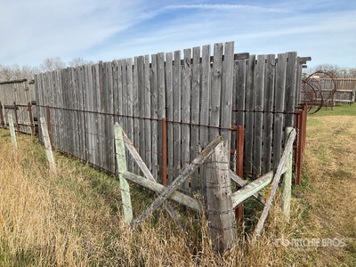 Quantity of (5) 30 ft x 8 ft Free Standing Wind hek