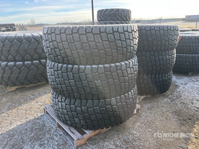 Quantity of (6) Snowmaster 17.5R25 Radial Tires (Unused)