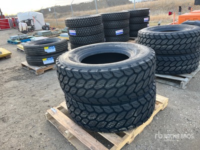 Quantity of (2) Boto 385/65R22.5 Tires (Unused)