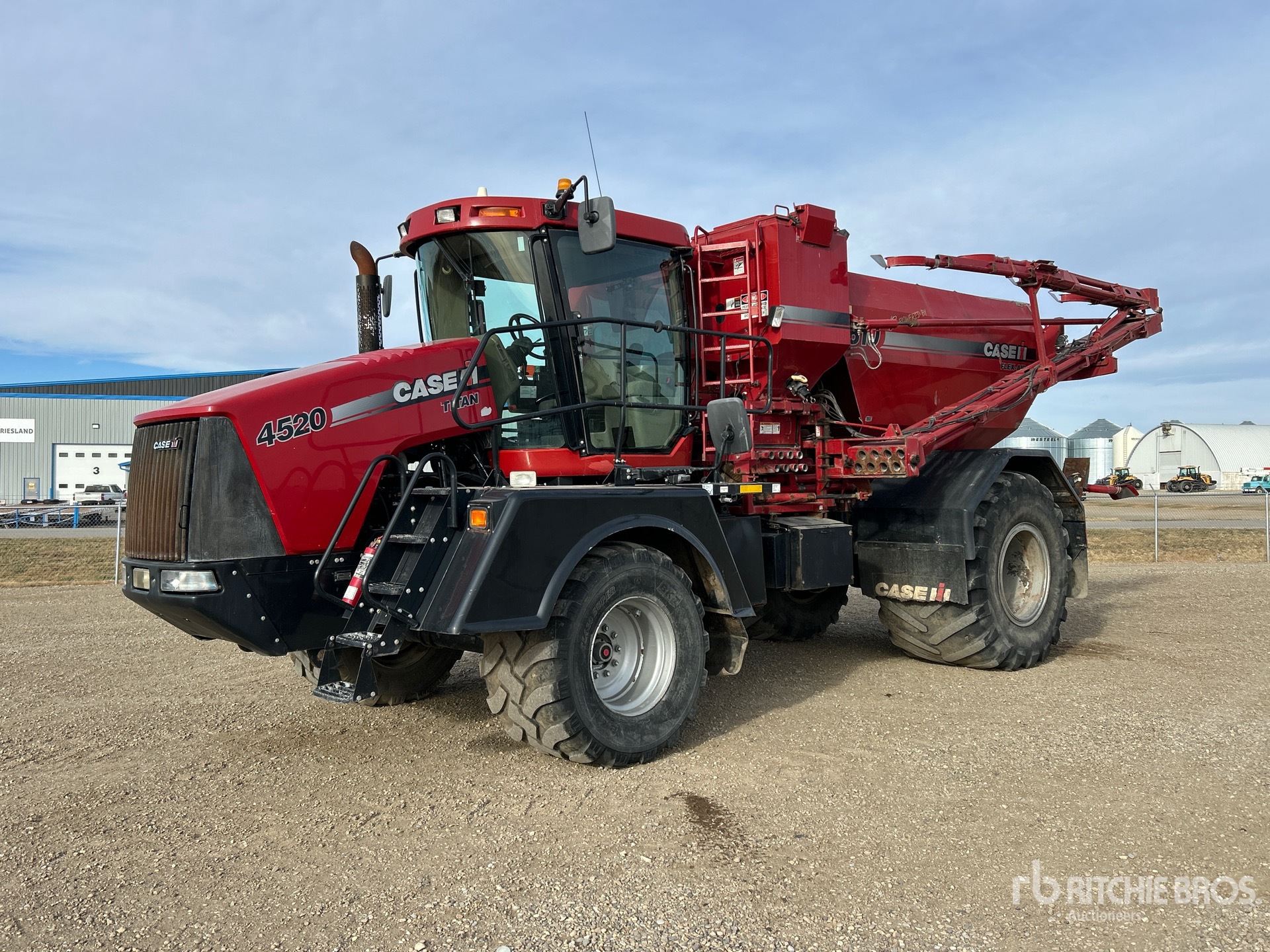 2009 Case IH Titan 4520 70 ft Air Boom Floater Self-Propelled Fertilizer Applicator