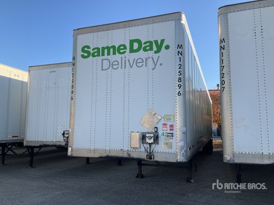 2012 Wabash DVCVHPC 53 ft x 102 in T/A Van Trailer