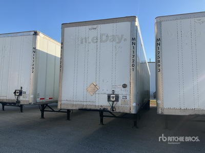 2011 Wabash DVCVHPC 53 ft x 102 in T/A Van Trailer