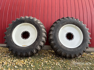 Quantity of (2) Firestone 520/85D38 Tires - Fits New Holland SP240R