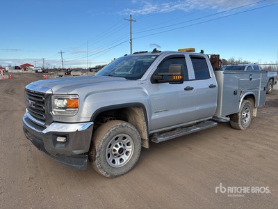 2017 GMC Sierra 3500HD 4x4 Crew Cab Utiliteits vrachtwagen