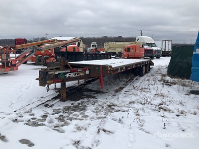 2015 Felling 22500 lb 29 ft T/A Remolque Portamaquinaria