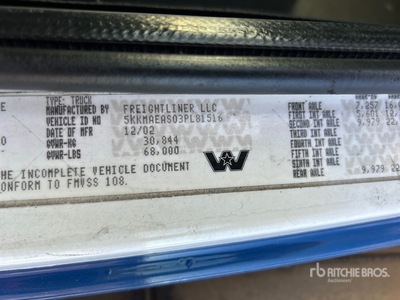 2003 Western Star 4900FA 8x4 Flatbed Truck