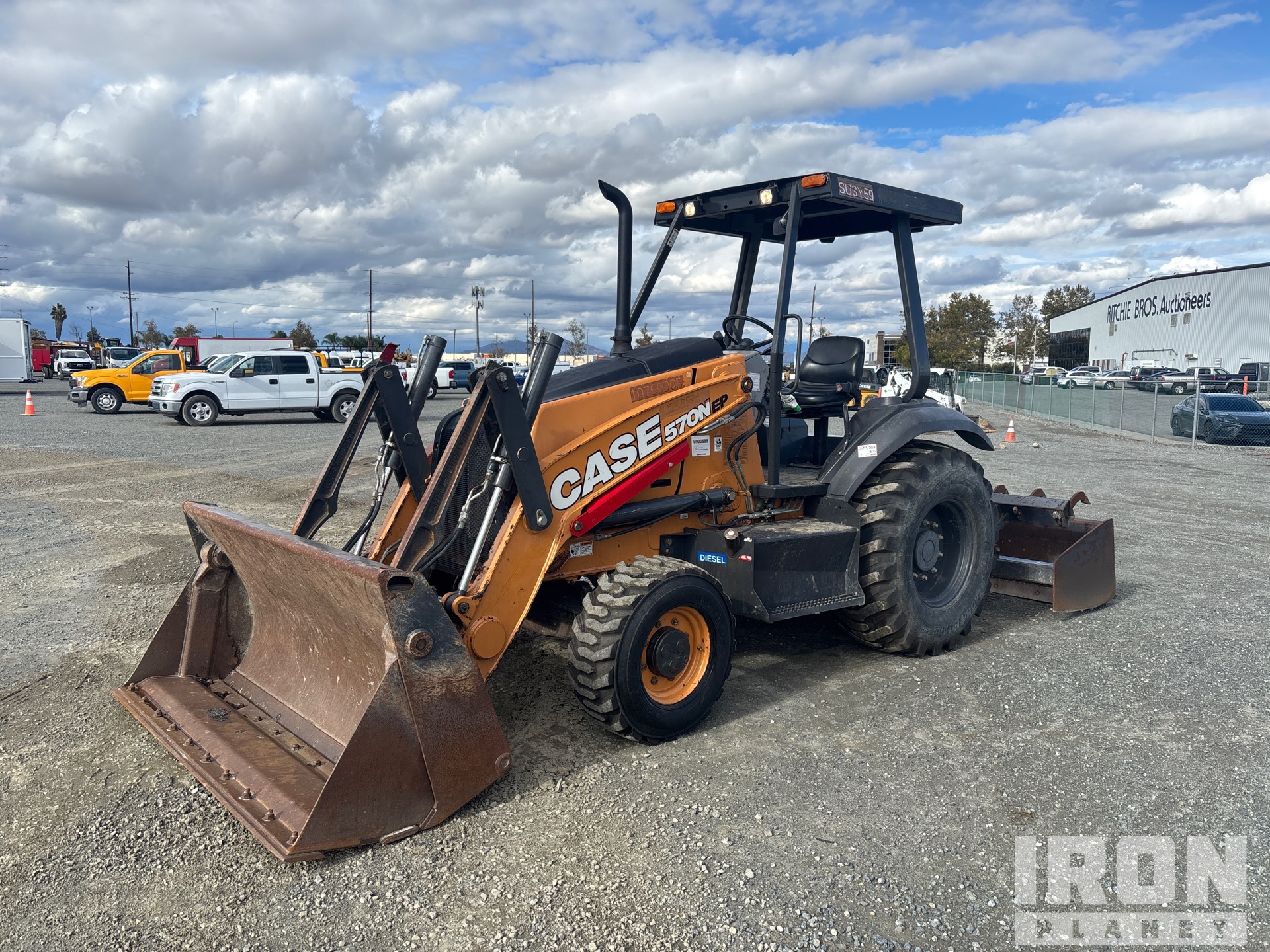 2018 (unverified) Case 570N EP 4x4 Landscape Loader