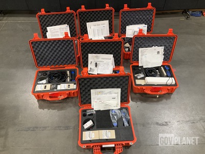 (7) Drager Quantimeter 1000 Detectors