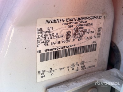 2013 Ford F-450 Utiliteits vrachtwagen