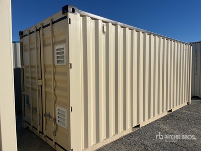 20 ft x 8 ft Storage Container Mobile Office (Unused)