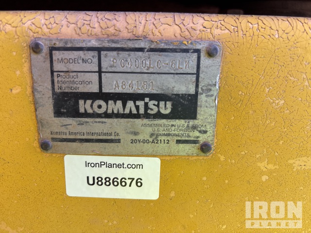 EXCAVADORA 2000 KOMATSU PC400LC6LK
