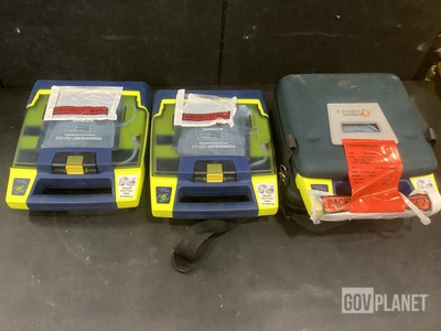 (3) Cardiac Science PowerHeart AED G3 Defibrillators