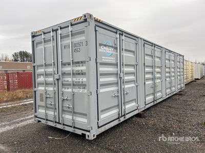 2025 40 ft High Cube Multi-Door Contenedor de almacenamiento