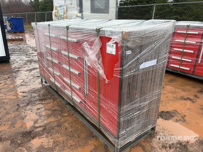 Steelman 7 ft 10-Drawer Banco de trabajo (Unused)