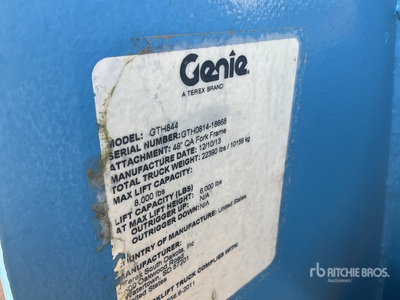 2014 Genie GTH-844 Telehandler