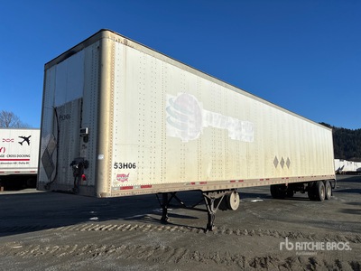 2014 Wabash 53 ft x 102 in T/A Van Trailer